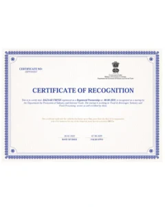 Department for Promotion of Industry and Internal Trade Certificate